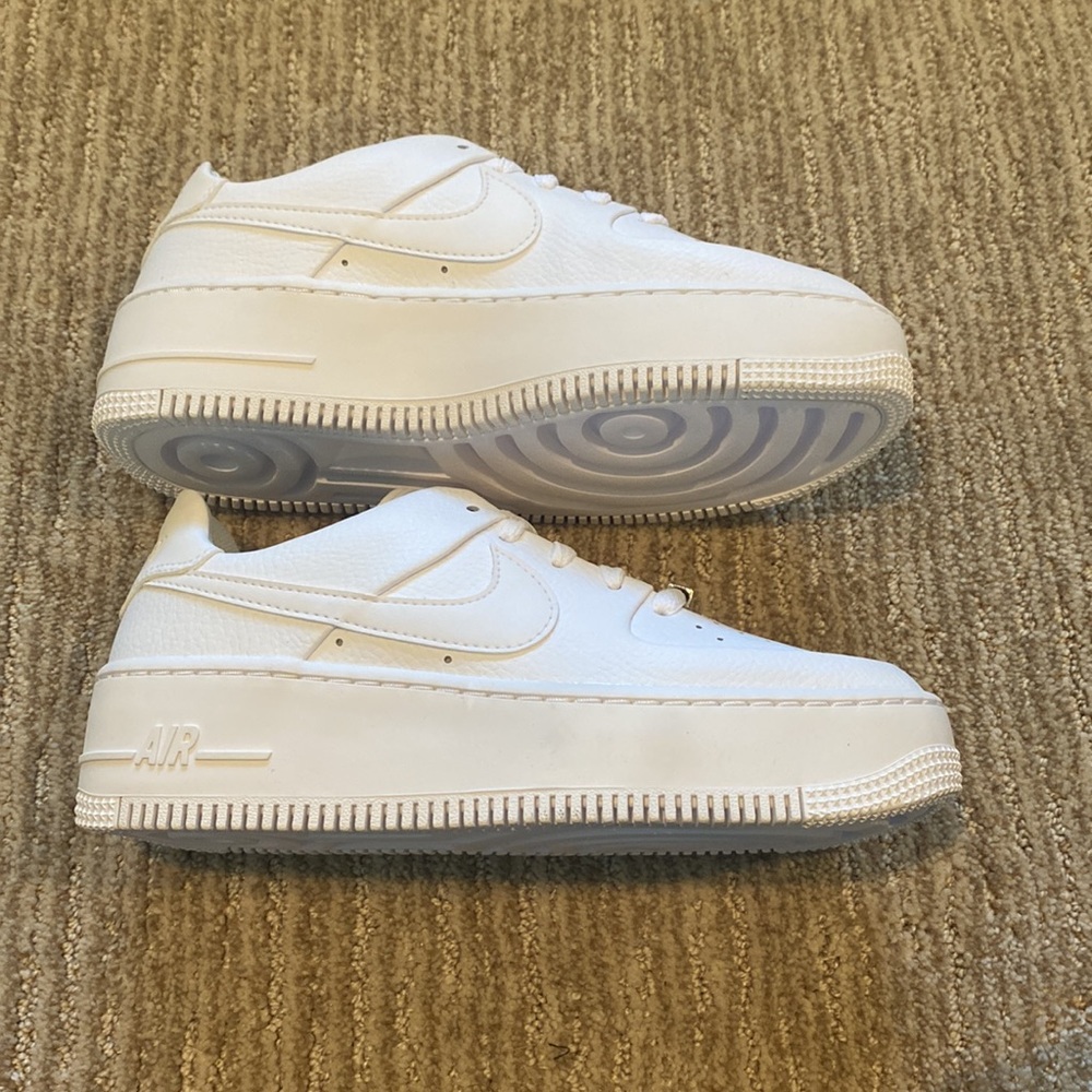 Nike Women’s White Air Force 1 Platform Sneakers